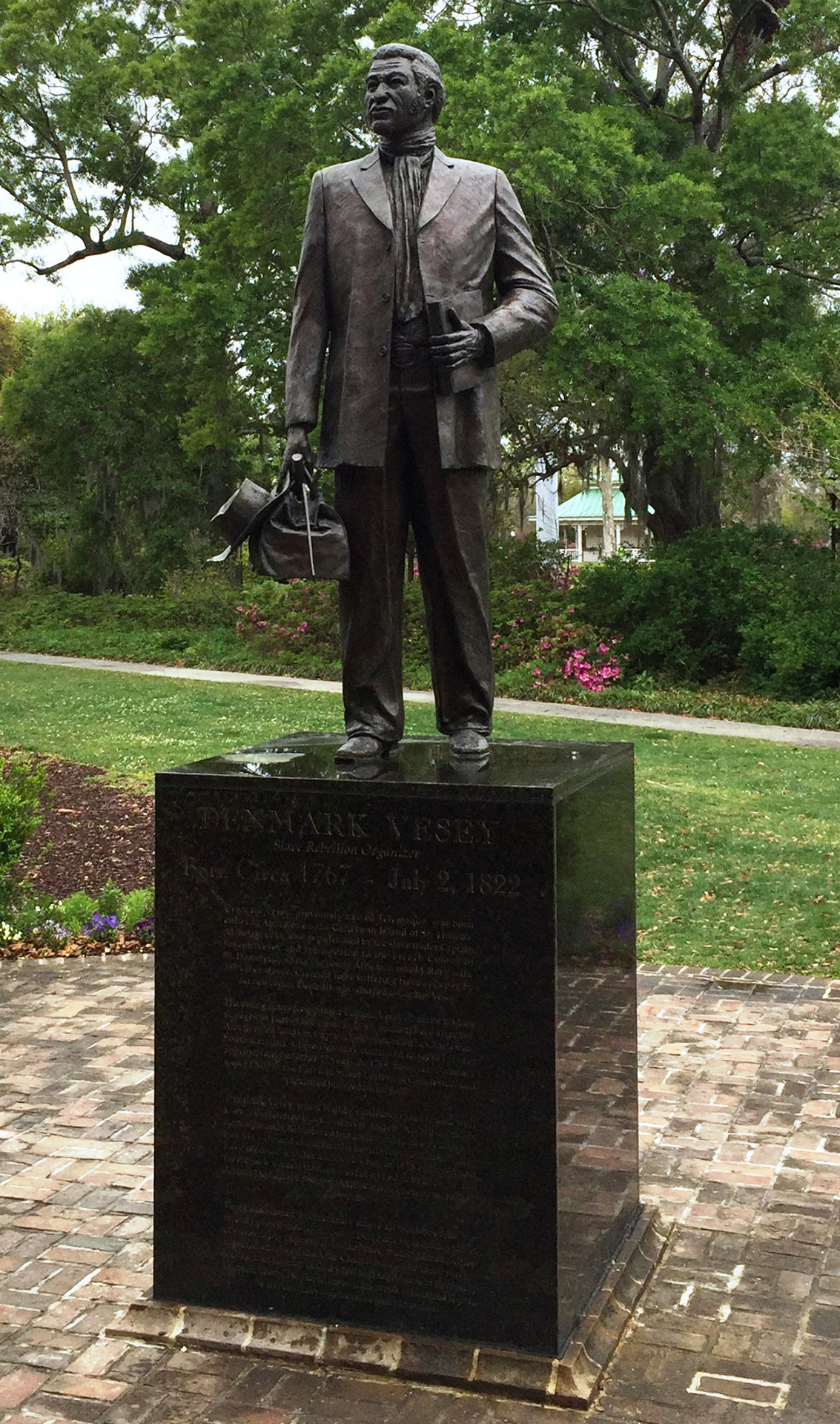 A statue of Denmark Vesey now stands in Charleston's Hampton Park.