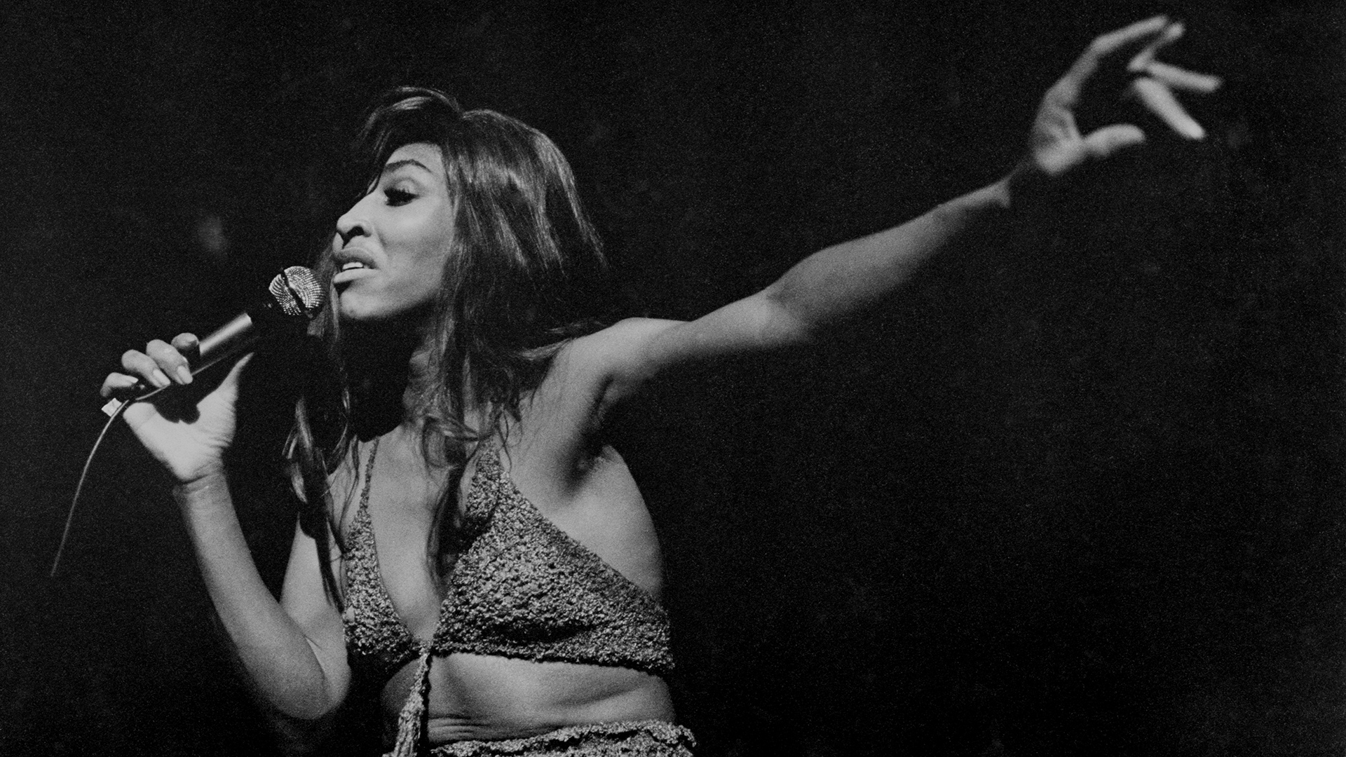 This never-before-published photograph shows Tina Turner 