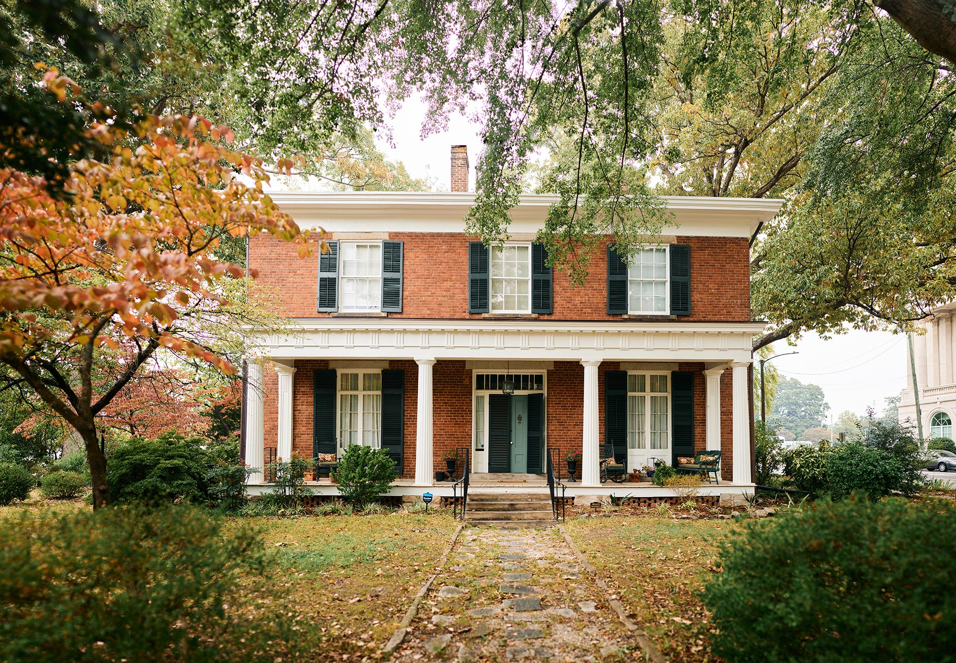 The Haywood House from the front yard (photograph by Joshua Steadman)