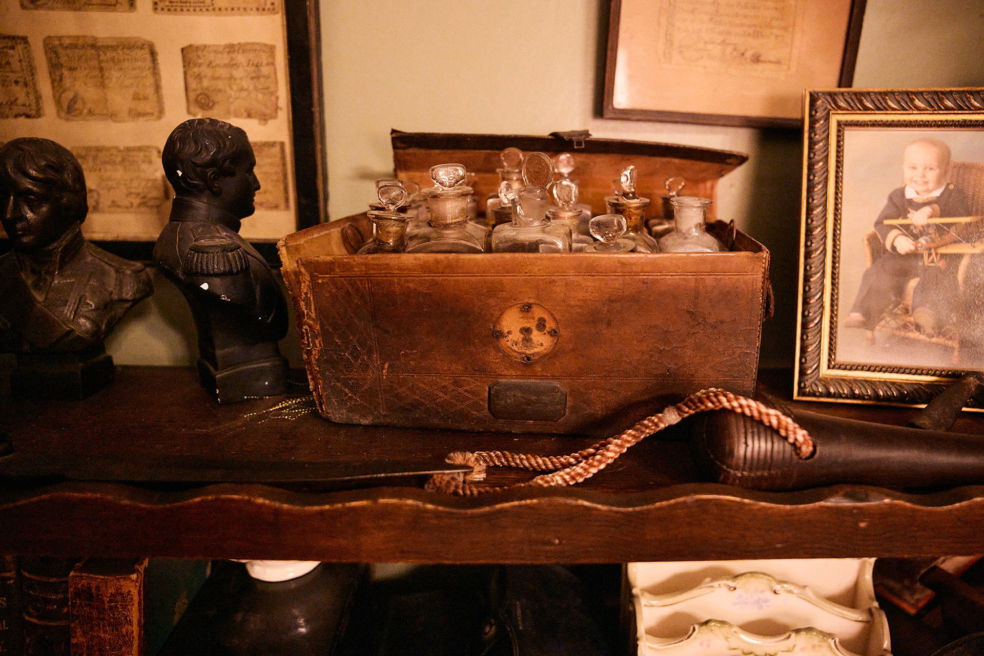 The medical kit of Dr. Richard B. Haywood (photograph by Joshua Steadman)
