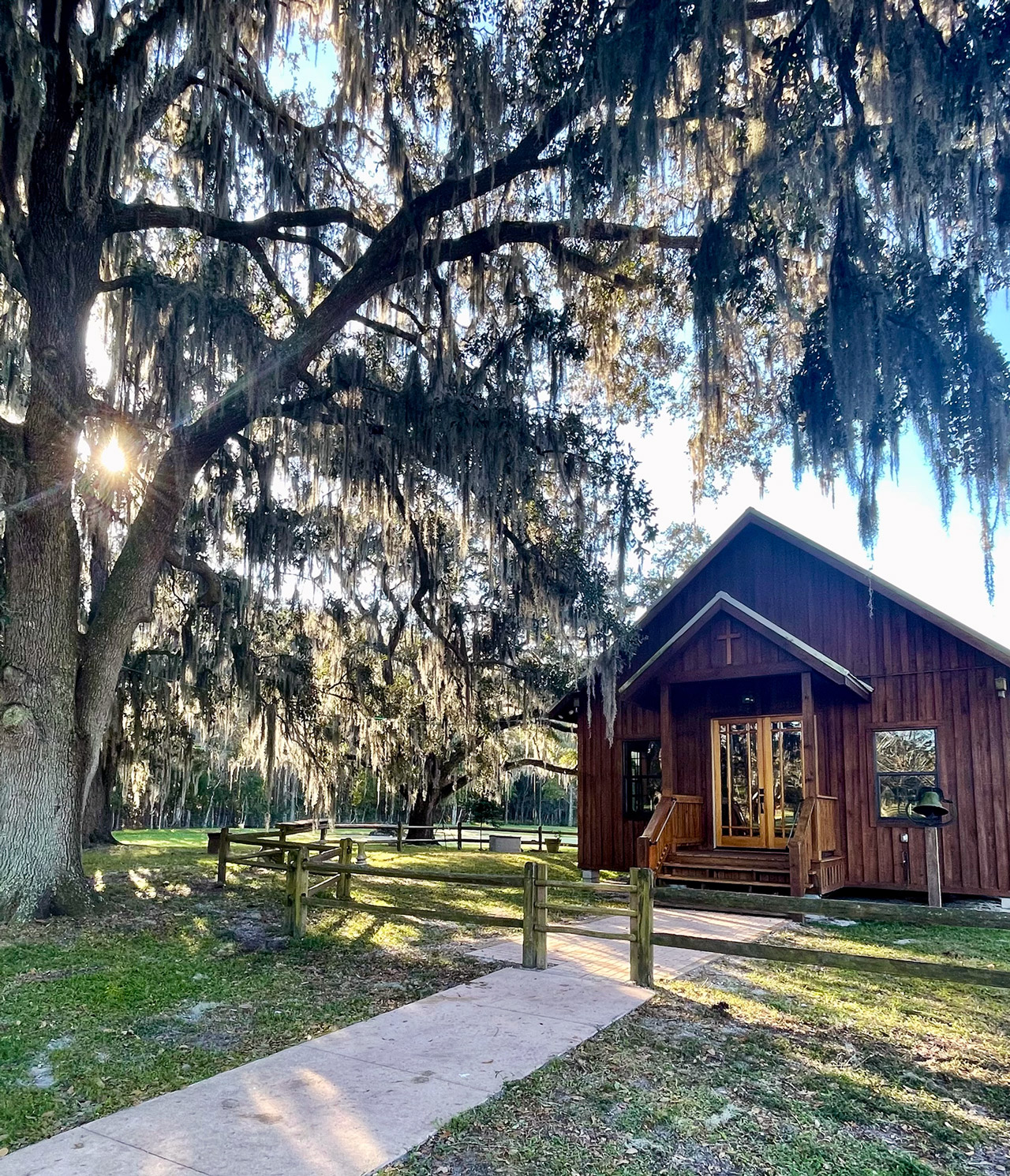 The chapel on Roberts' ranch (photograph by Russell Worth Parker)