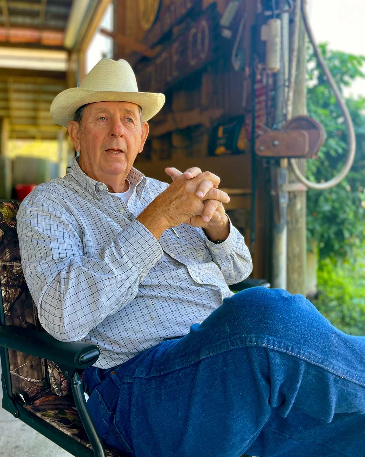 Florida rancher Allan Roberts (photograph by Russell Worth Parker)