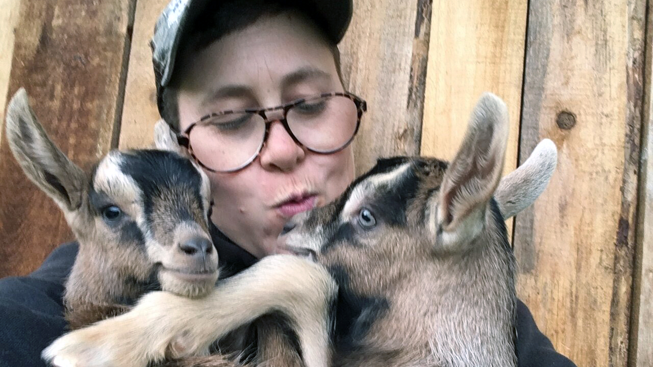 Rae Garringer and a couple of their friends